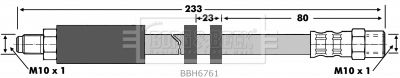 BORG & BECK Тормозной шланг BBH6761